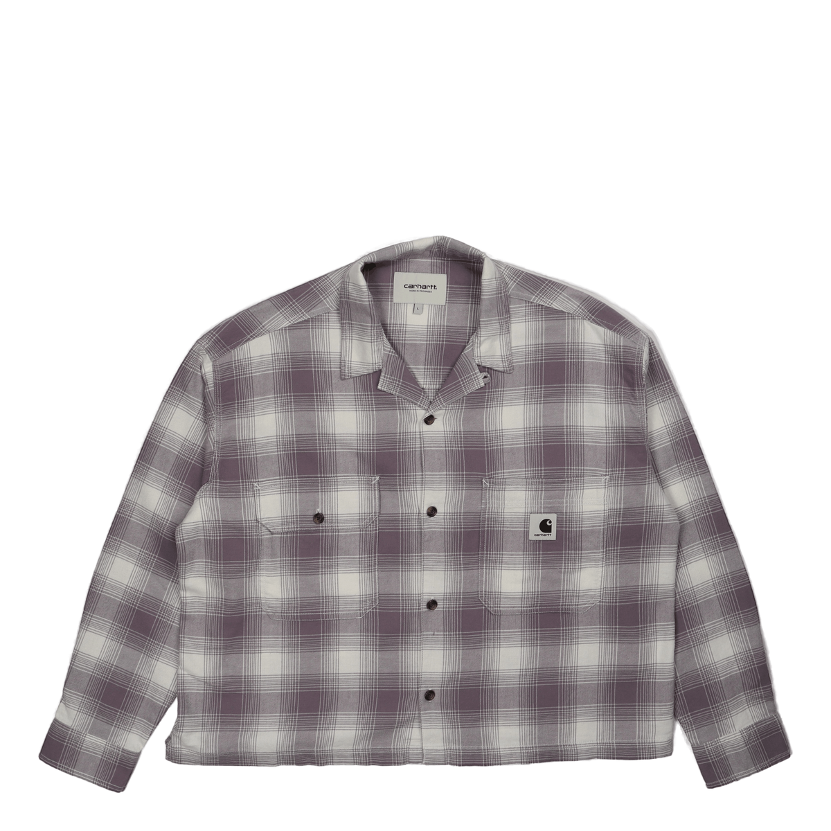 W&#39; L/s  Deaver Shirt Deaver Check, Misty Thistle