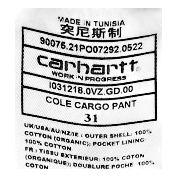 Cole Cargo Pant Ammonite