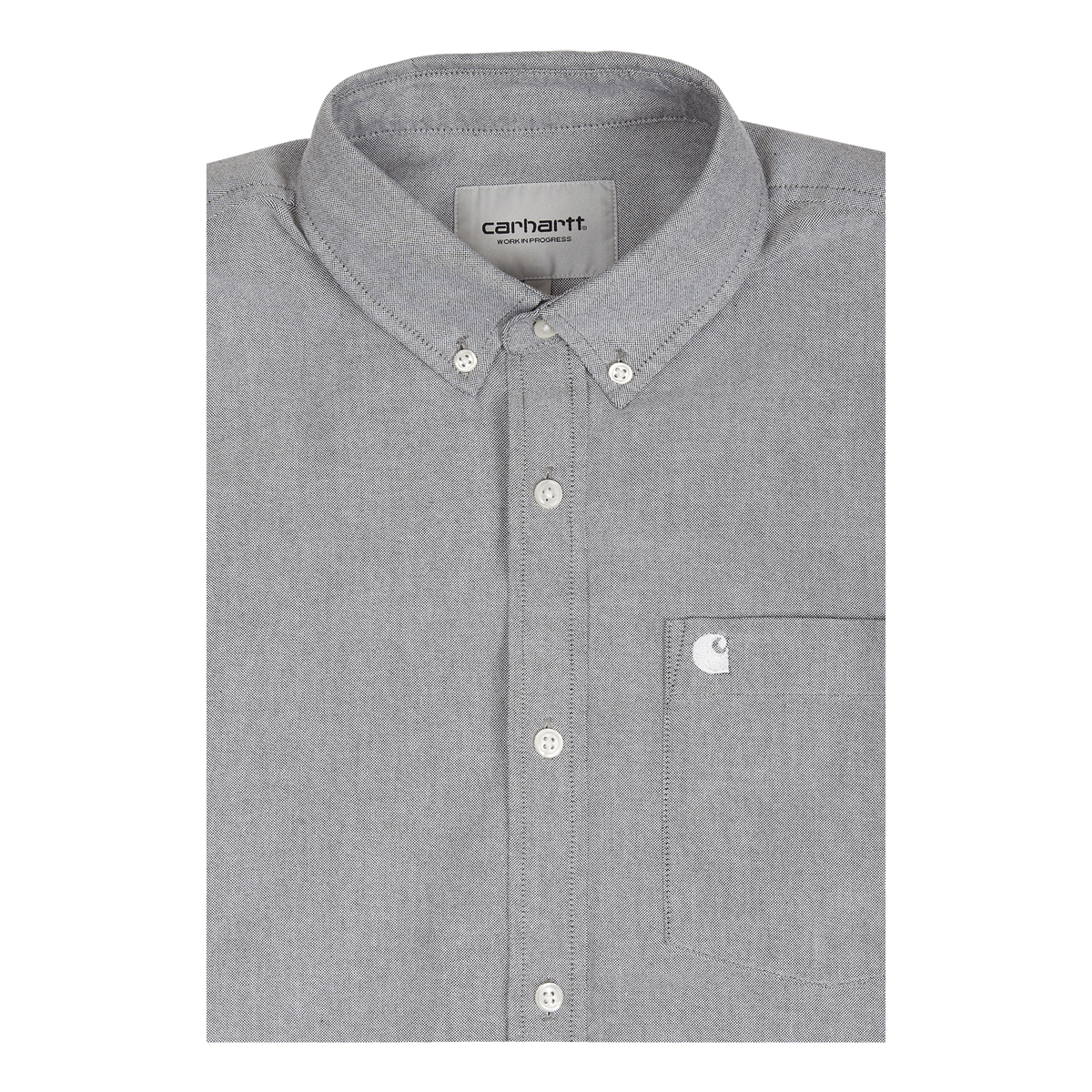 L/s C-logo Shirt Black / White