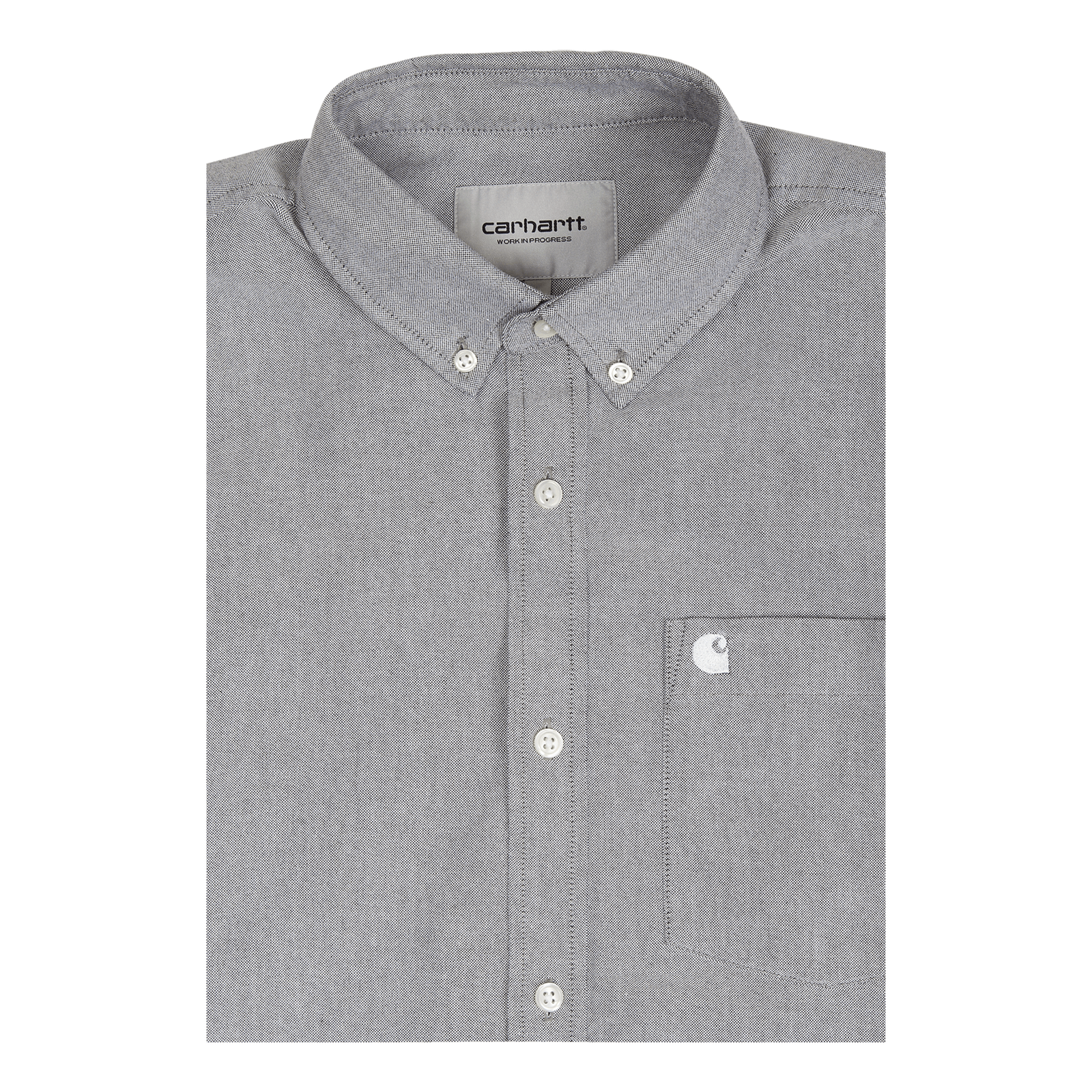 L/s C-logo Shirt Black / White