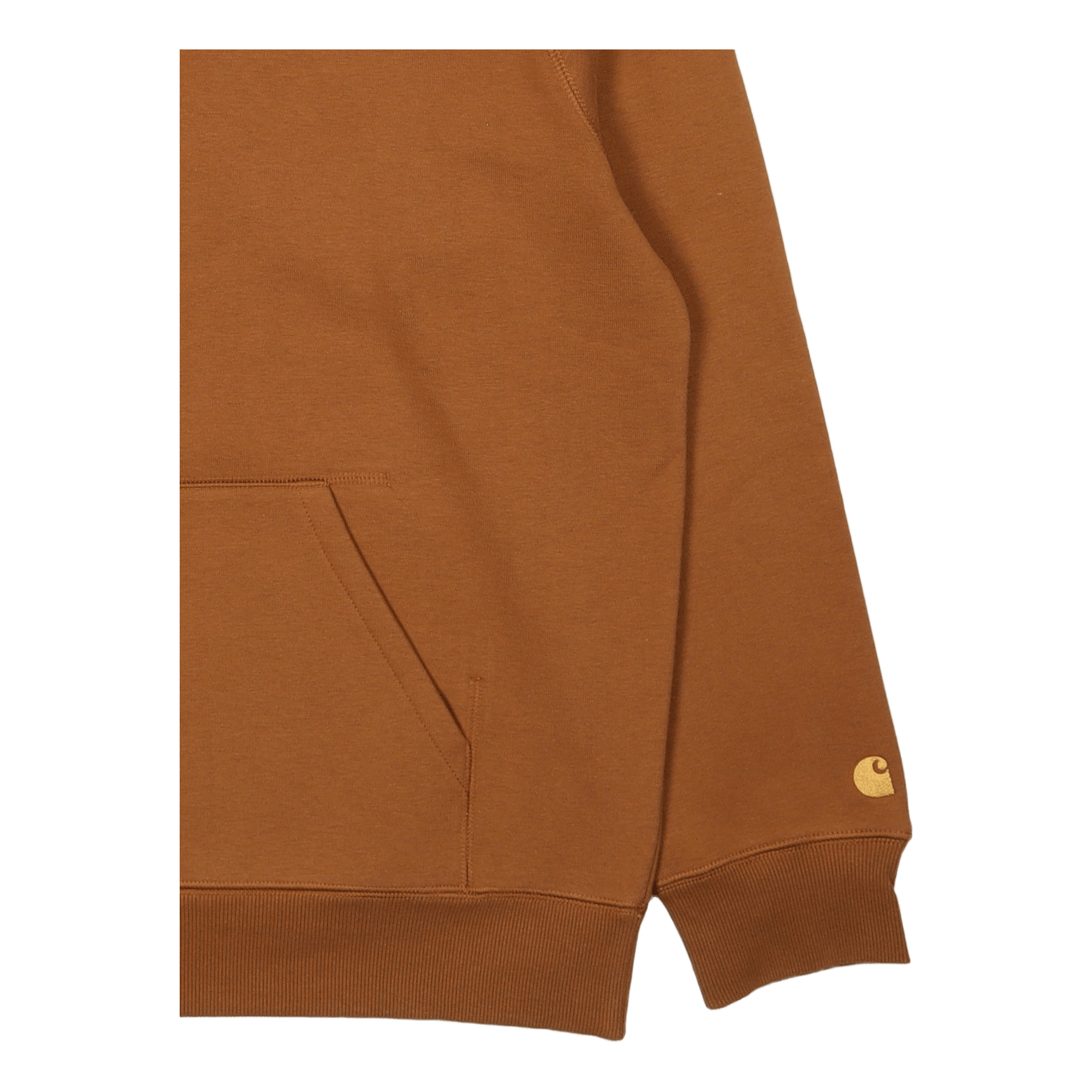 Hooded Chase Sweat Hamilton Brown / Gold