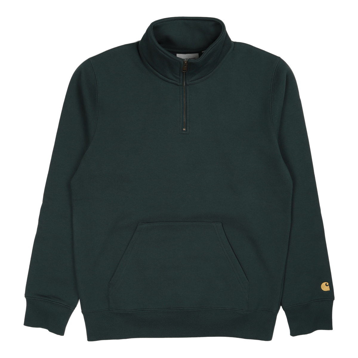 Chase Neck Zip Sweat Juniper / Gold