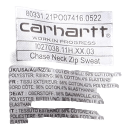 Chase Neck Zip Sweat Dark Umber / Gold