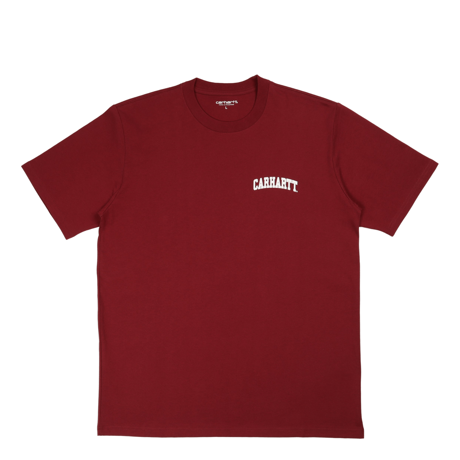 S/s University Script T-shirt Corvina / White