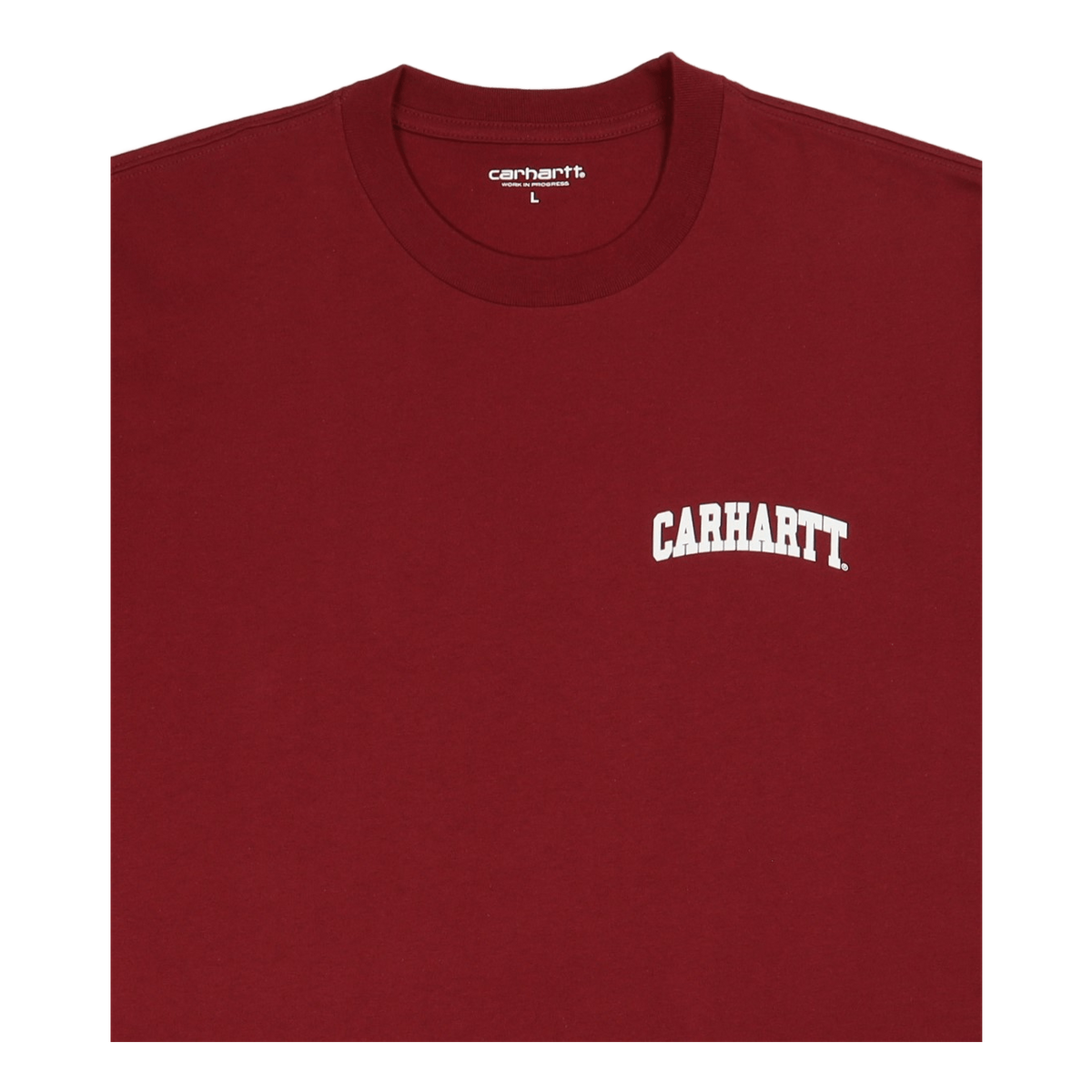 S/s University Script T-shirt Corvina / White