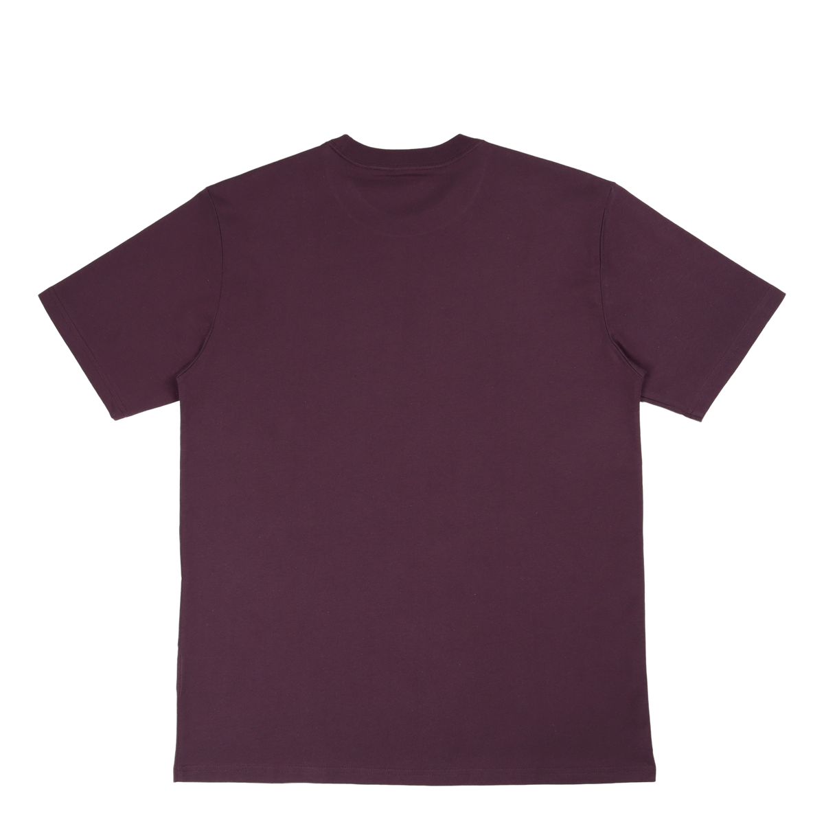 S/s University Script T-shirt Dark Plum / White