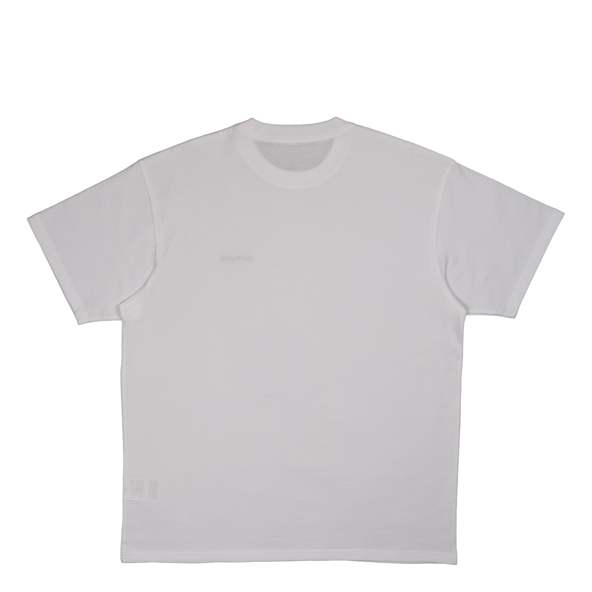 S/s Script Embroidery T-shirt White / Black