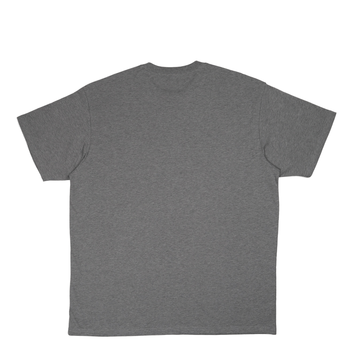 S/s Script Embroidery T-shirt Grey Heather / White