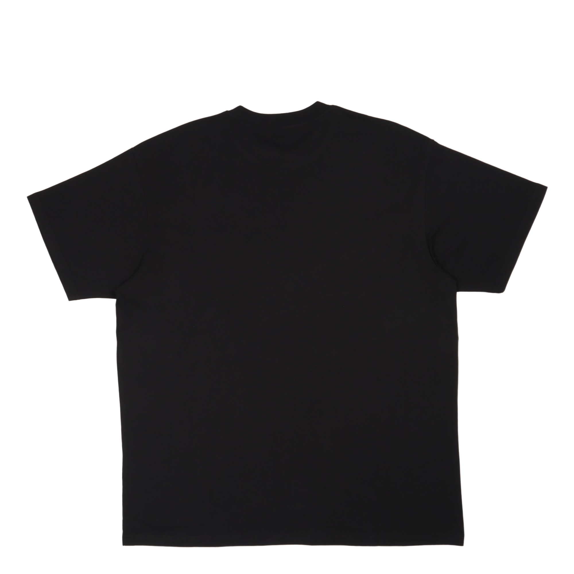 S/s Script Embroidery T-shirt Black / White