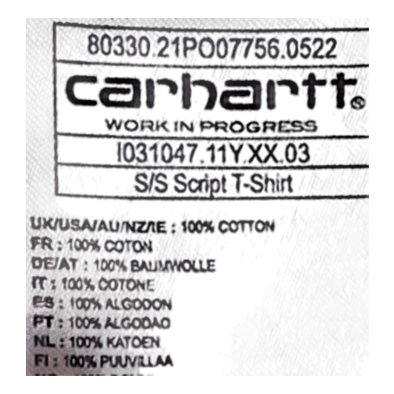 S/s Script T-shirt Bonsaã¯ / Brick