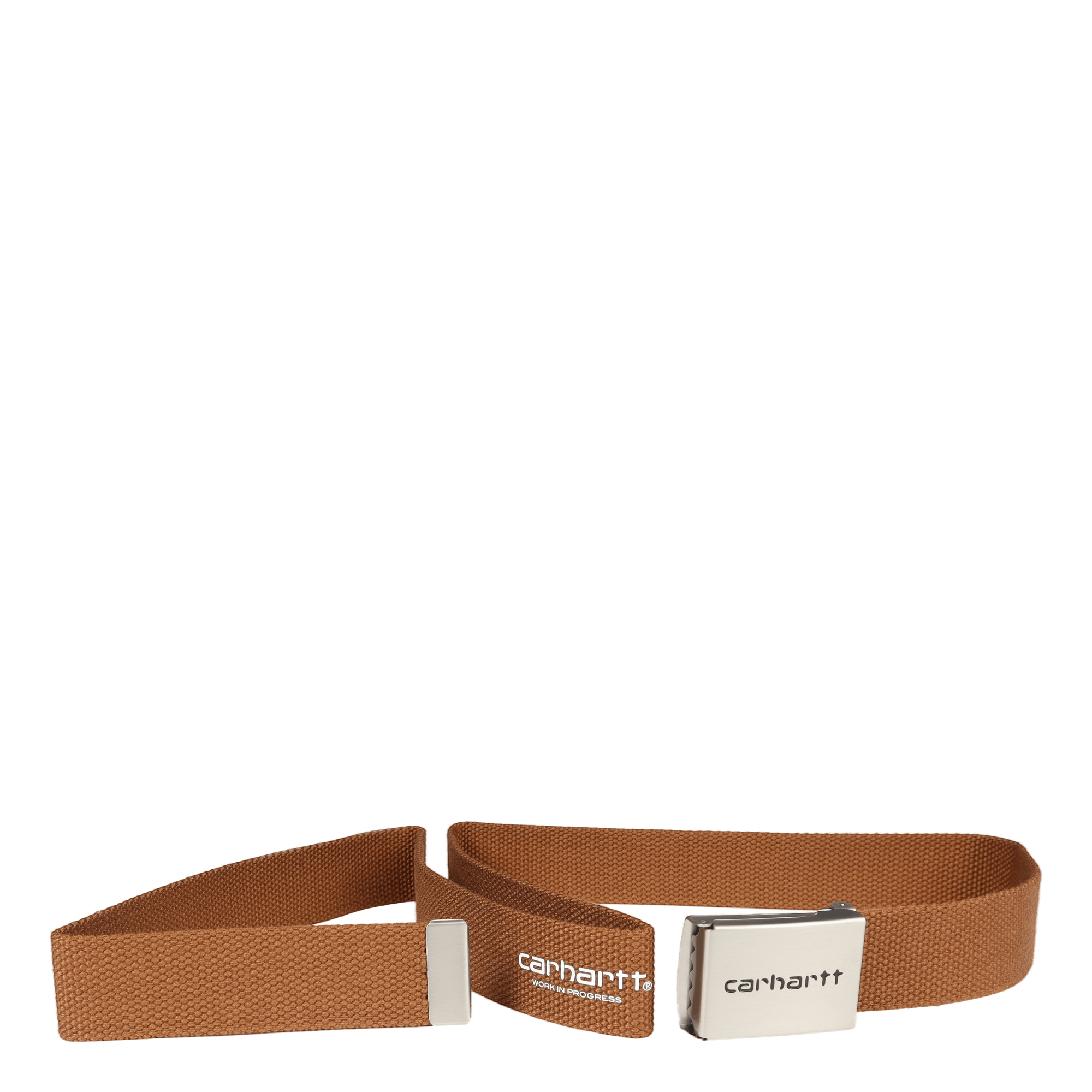 Clip Belt Chrome Hamilton Brown