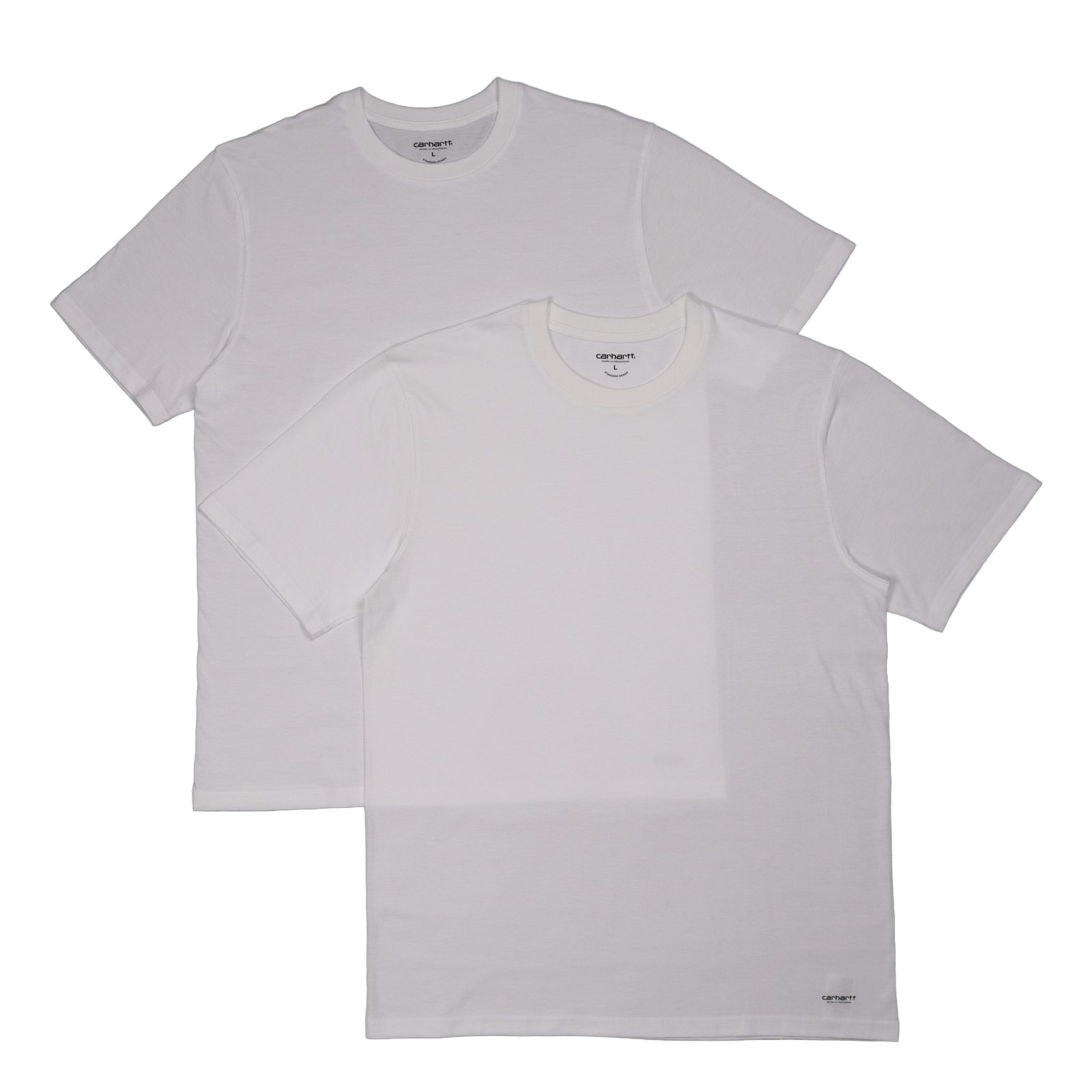 Standard Crew Neck T-shirt White + White