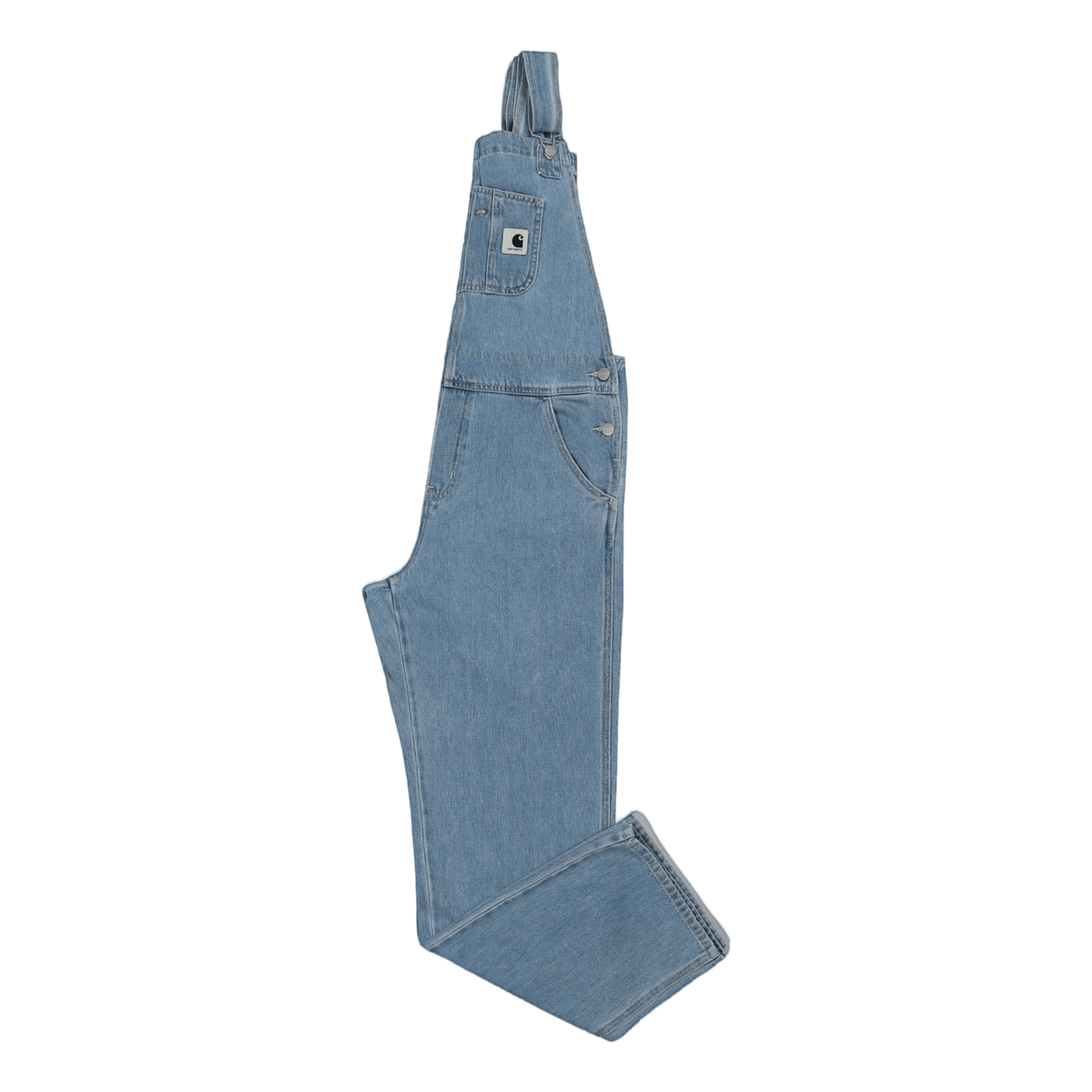 W' Bib Overall Straight Blue
