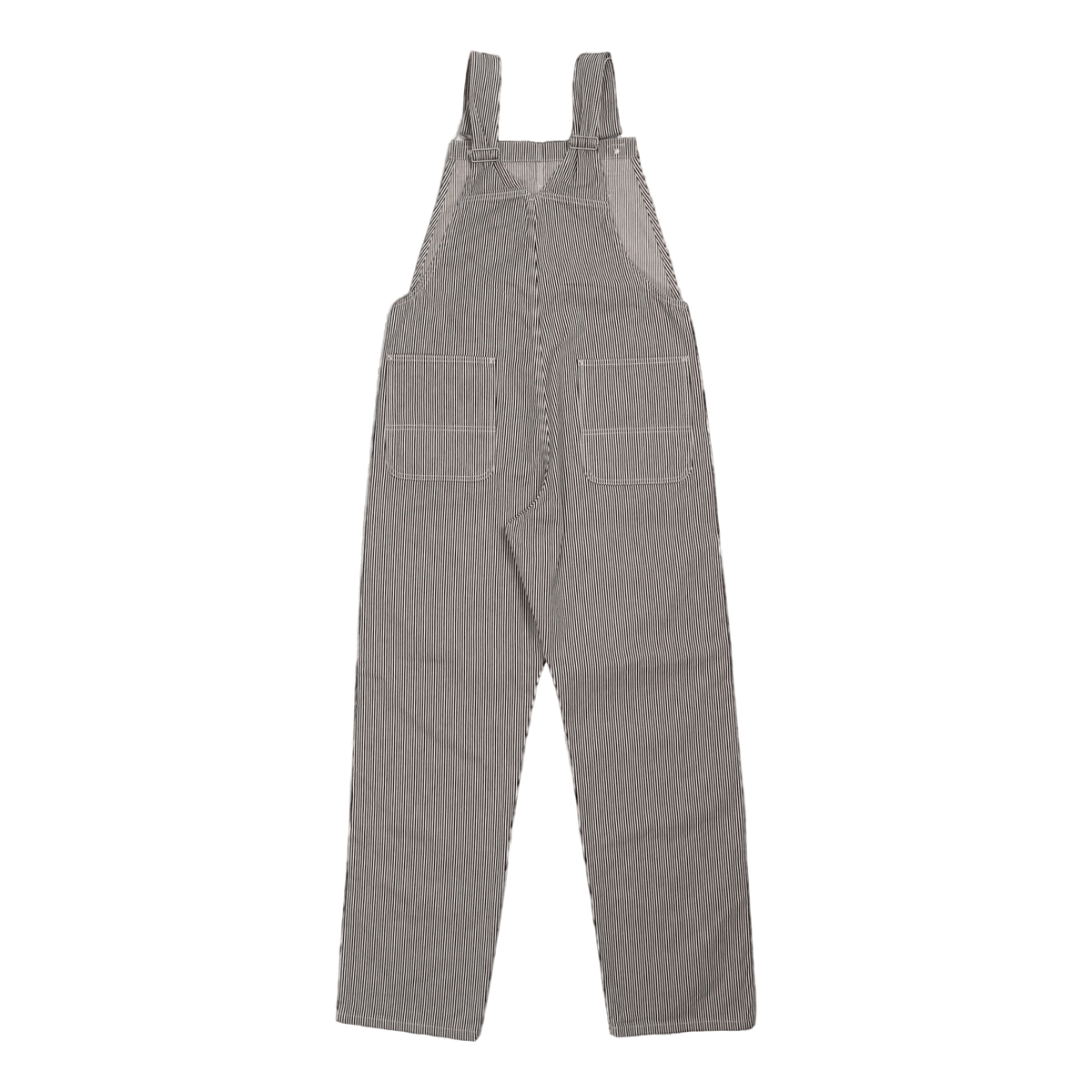 W' Bib Overall Straight White / Blue