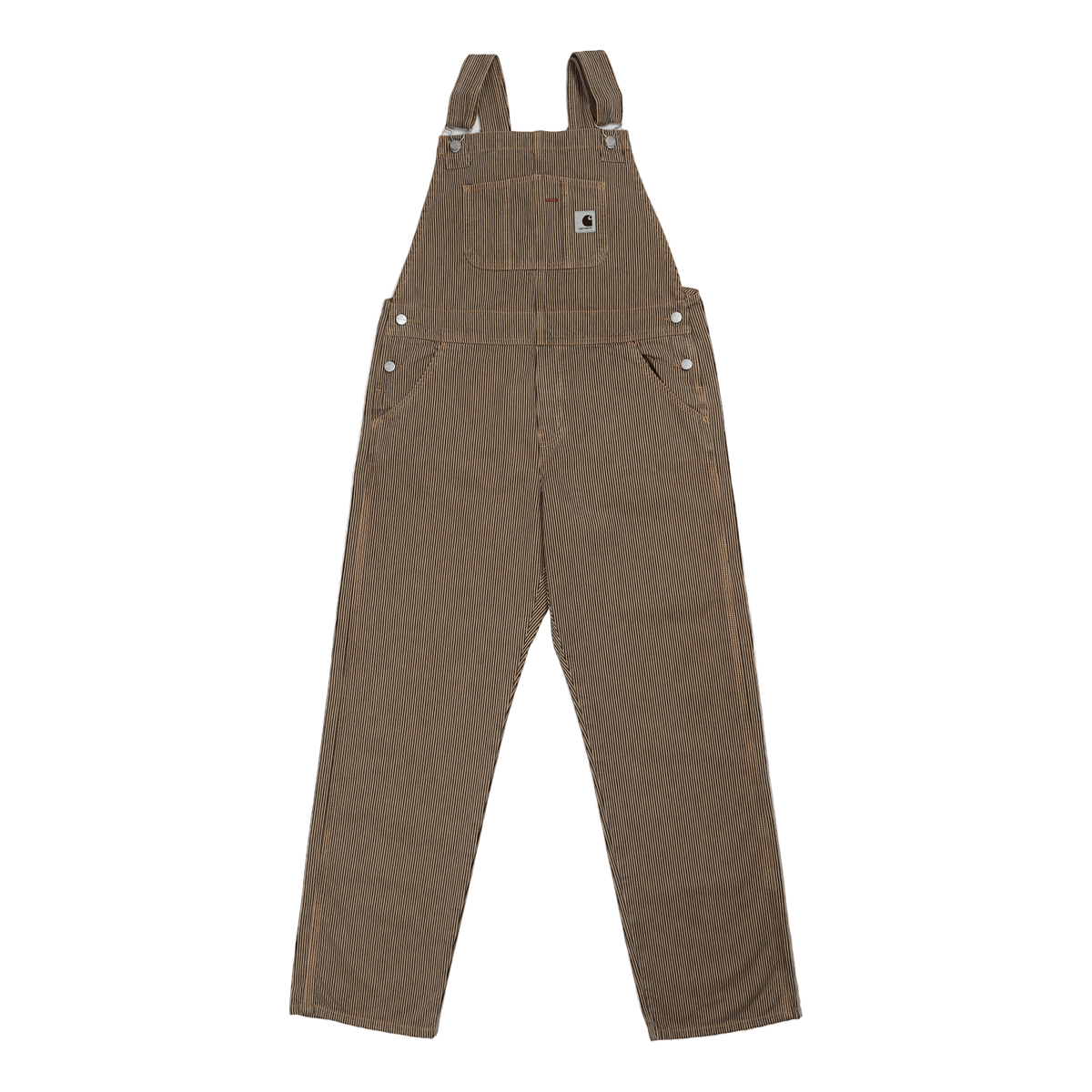 W&#39; Bib Overall Straight Dusty H Brown / Blue