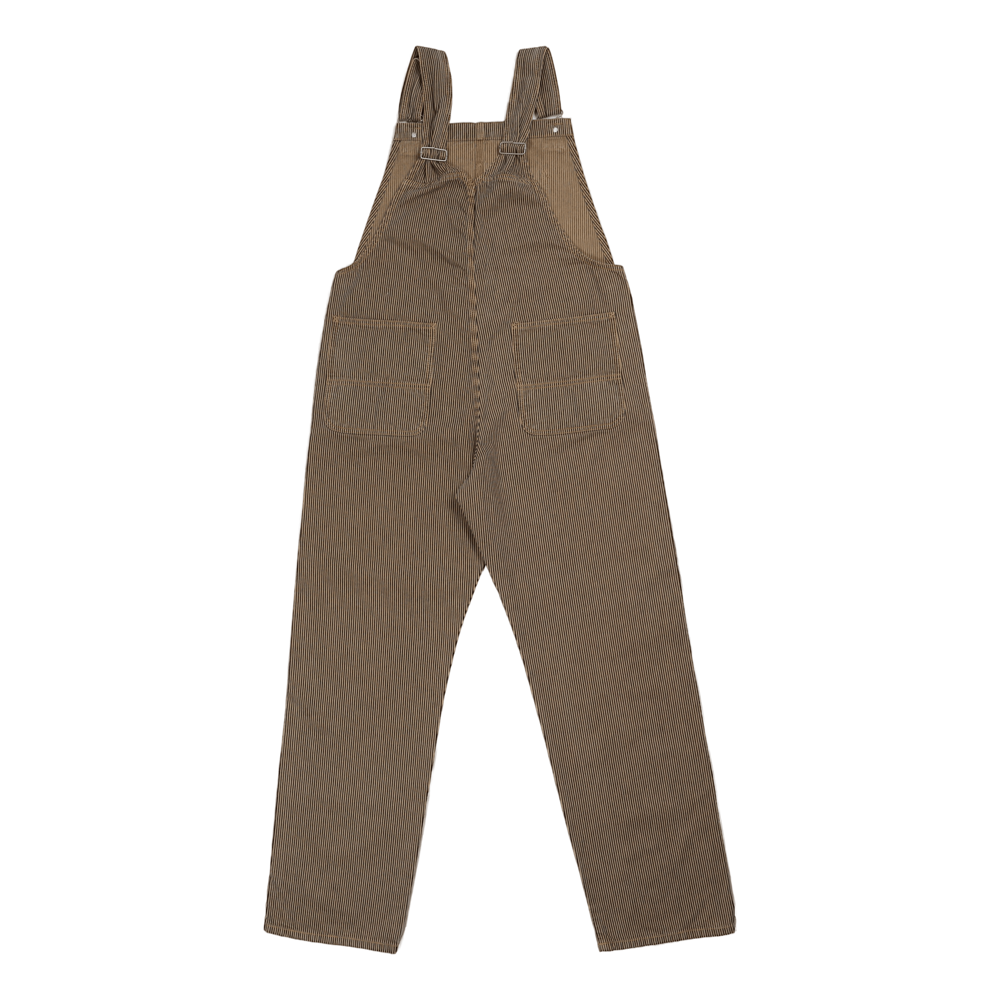 W' Bib Overall Straight Dusty H Brown / Blue