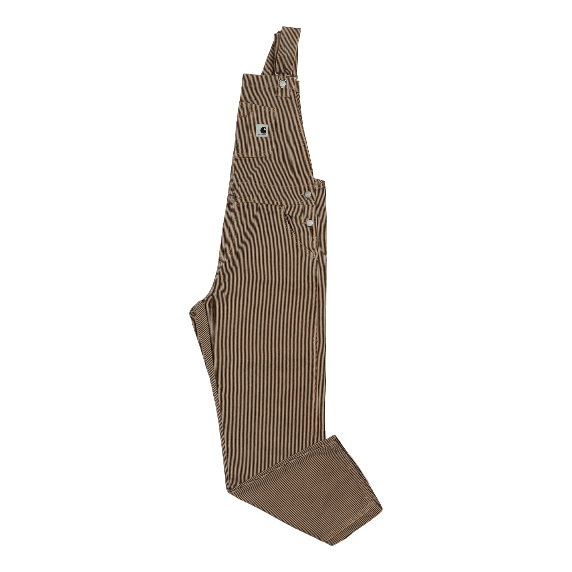 W' Bib Overall Straight Dusty H Brown / Blue