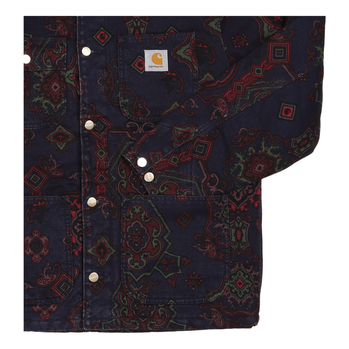 Michigan Coat Dark Navy Multi Verse / Black