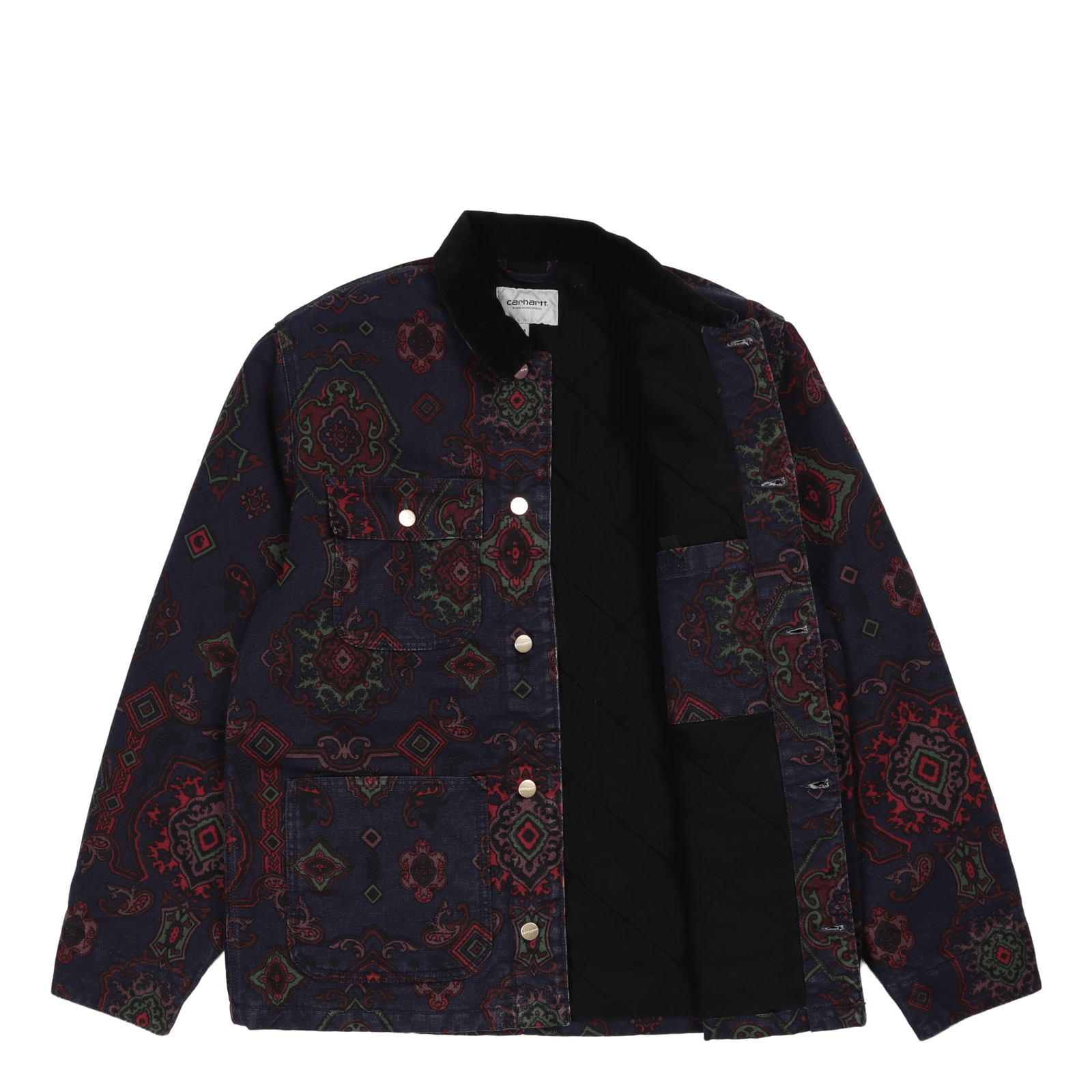 Michigan Coat Dark Navy Multi Verse / Black