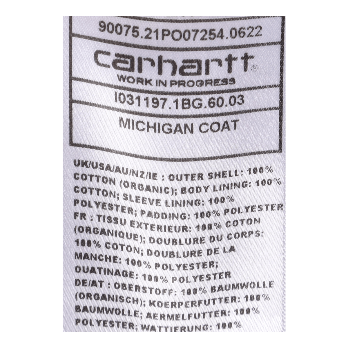 Michigan Coat Dark Navy Multi Verse / Black