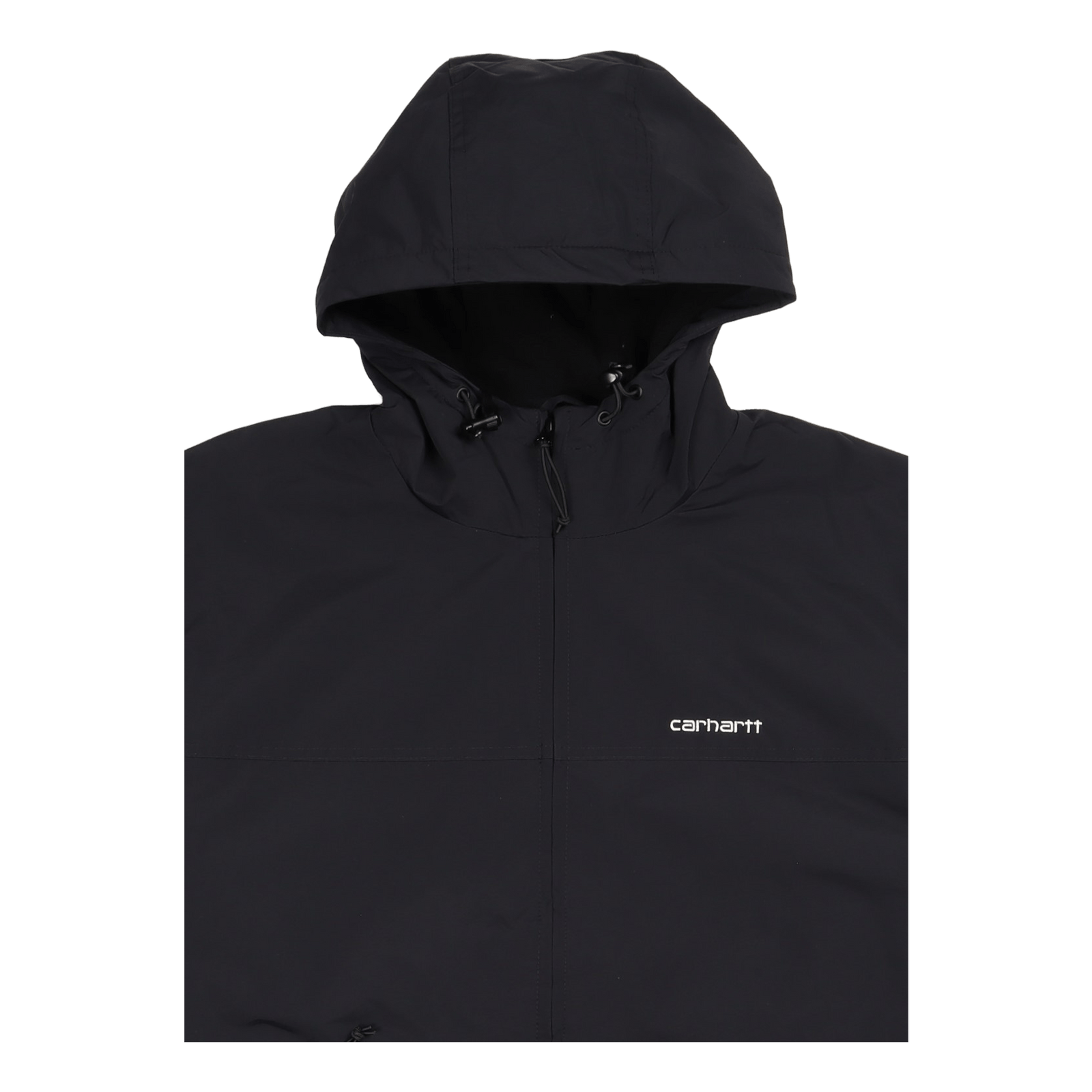 Hooded Sail Jacket Black / White