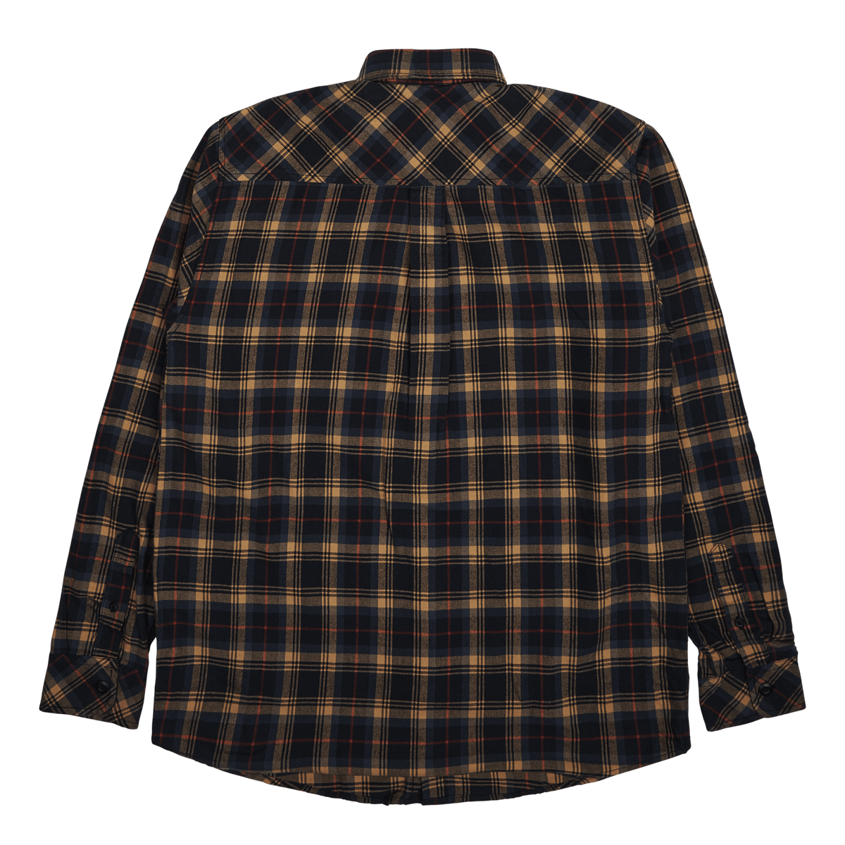L/s Lermond Shirt Lermond Check, Ochre / Dark Na