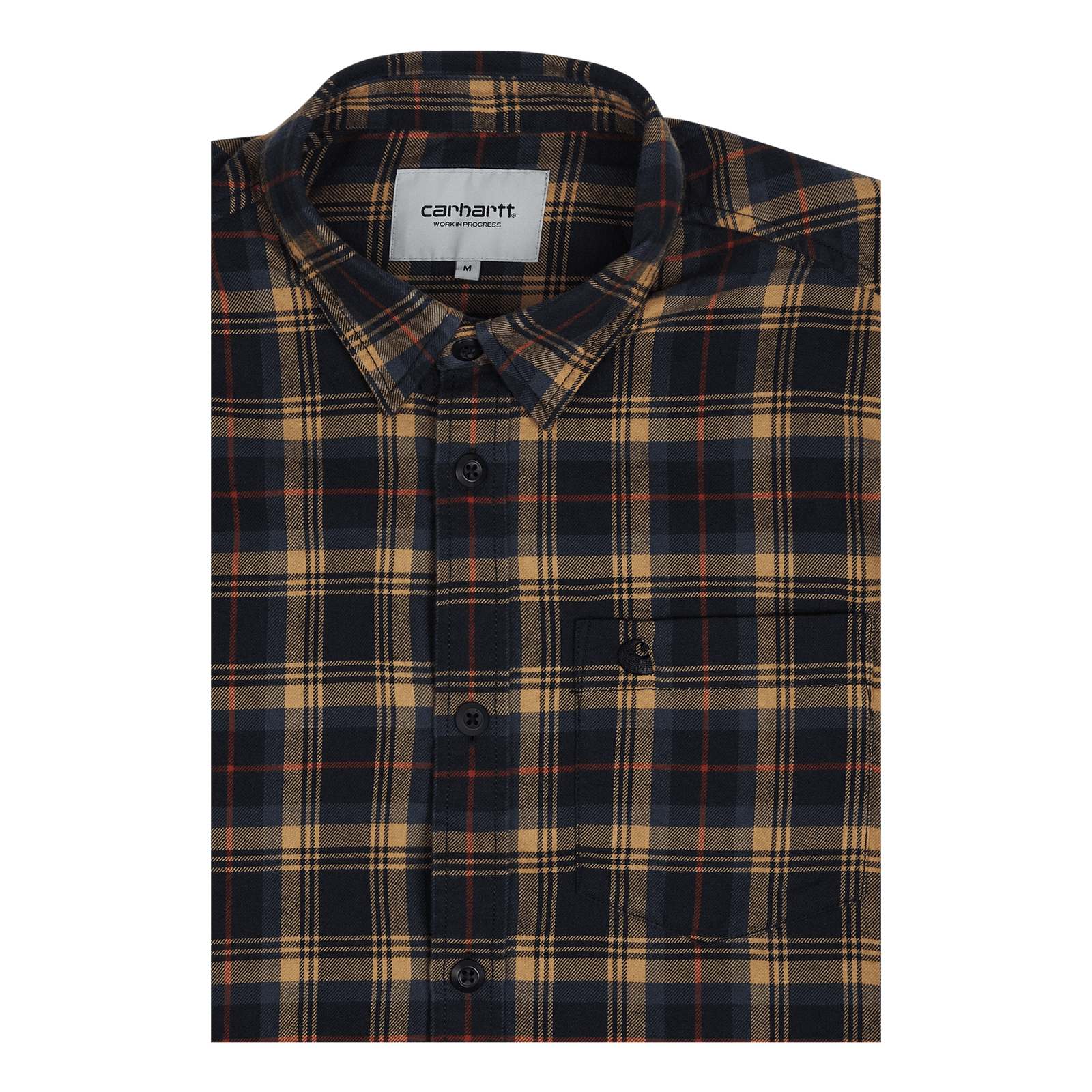 L/s Lermond Shirt Lermond Check, Ochre / Dark Na
