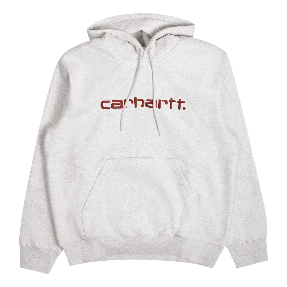 Hooded Carhartt Sweat Ash Heather / Rocket