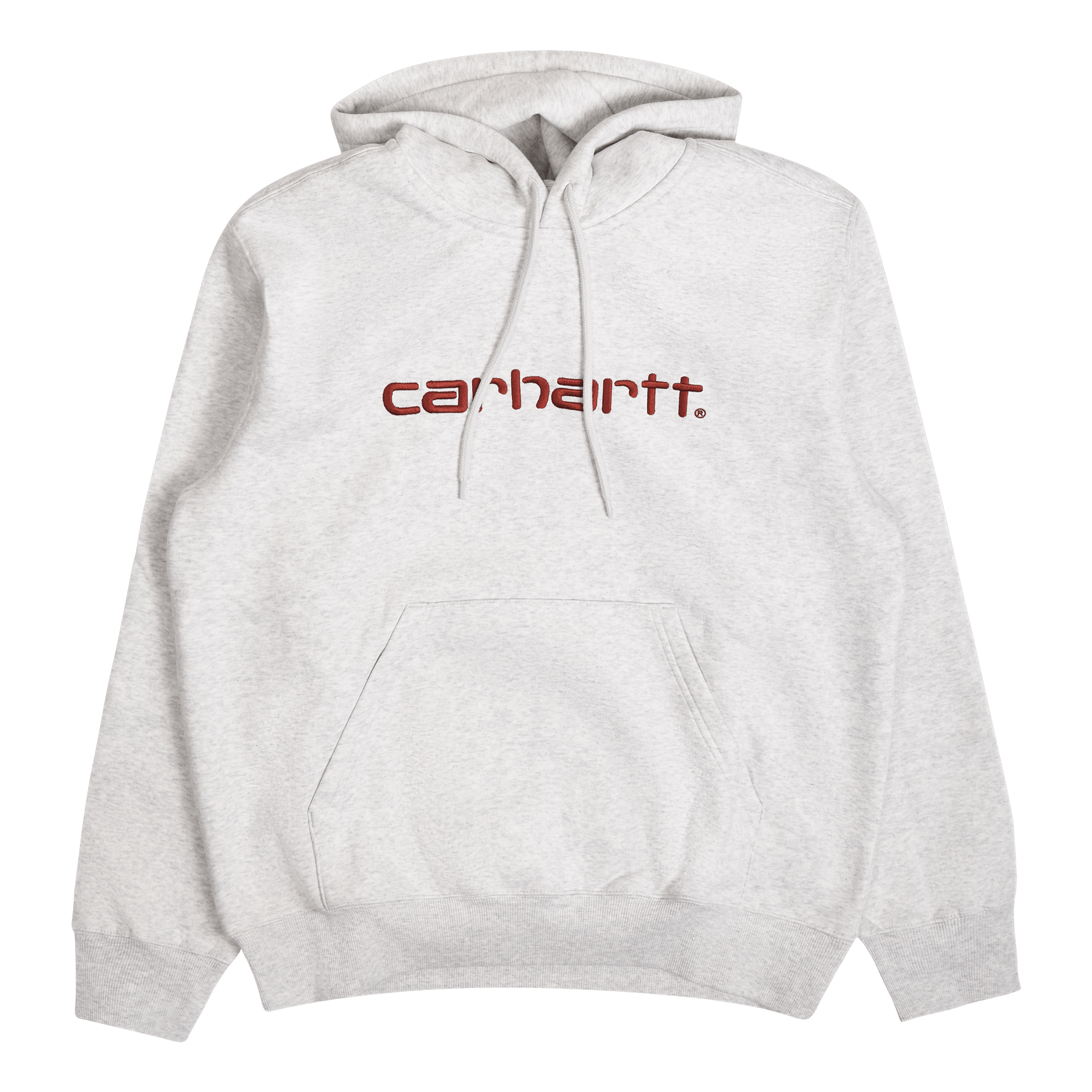 Hooded Carhartt Sweat Ash Heather / Rocket