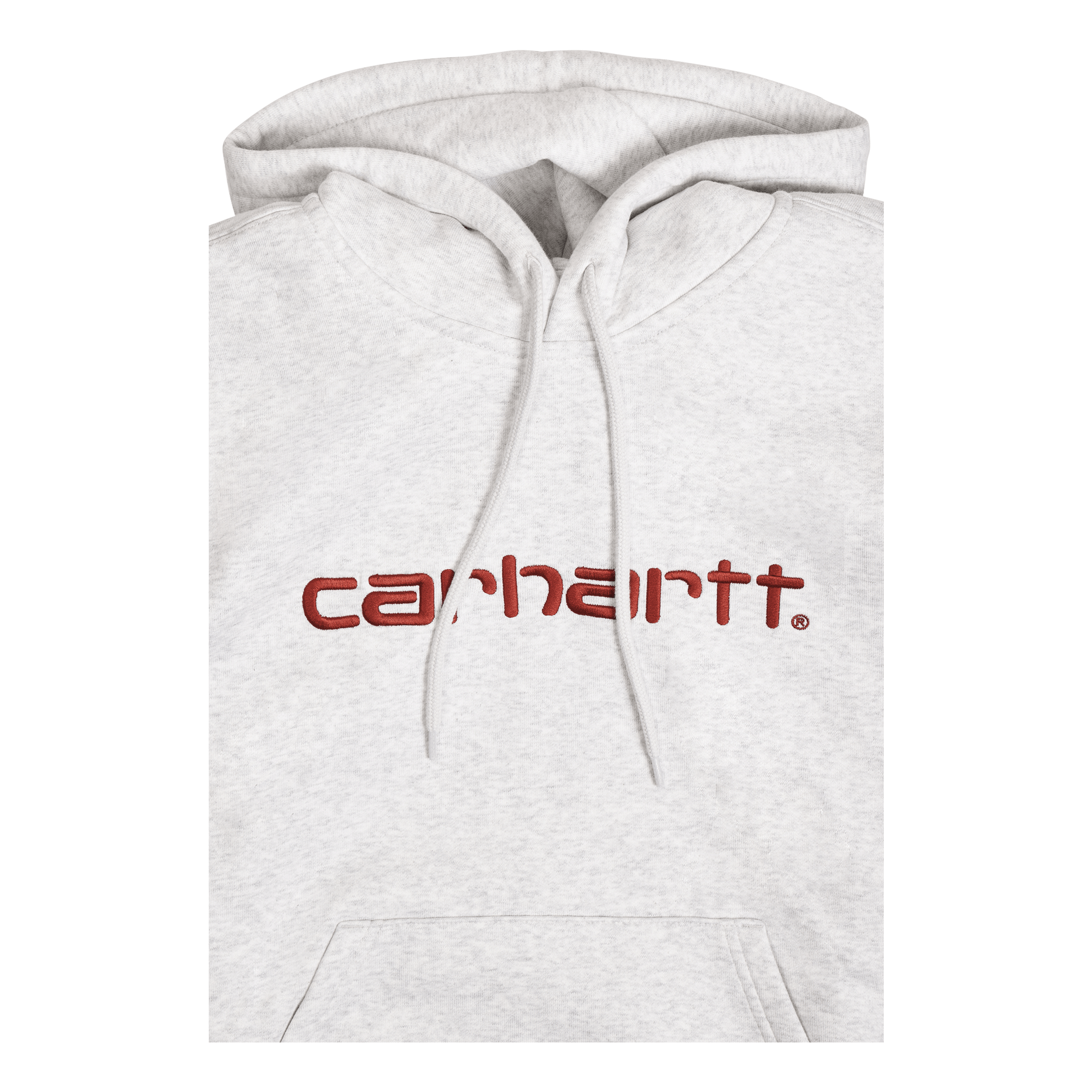 Hooded Carhartt Sweat Ash Heather / Rocket