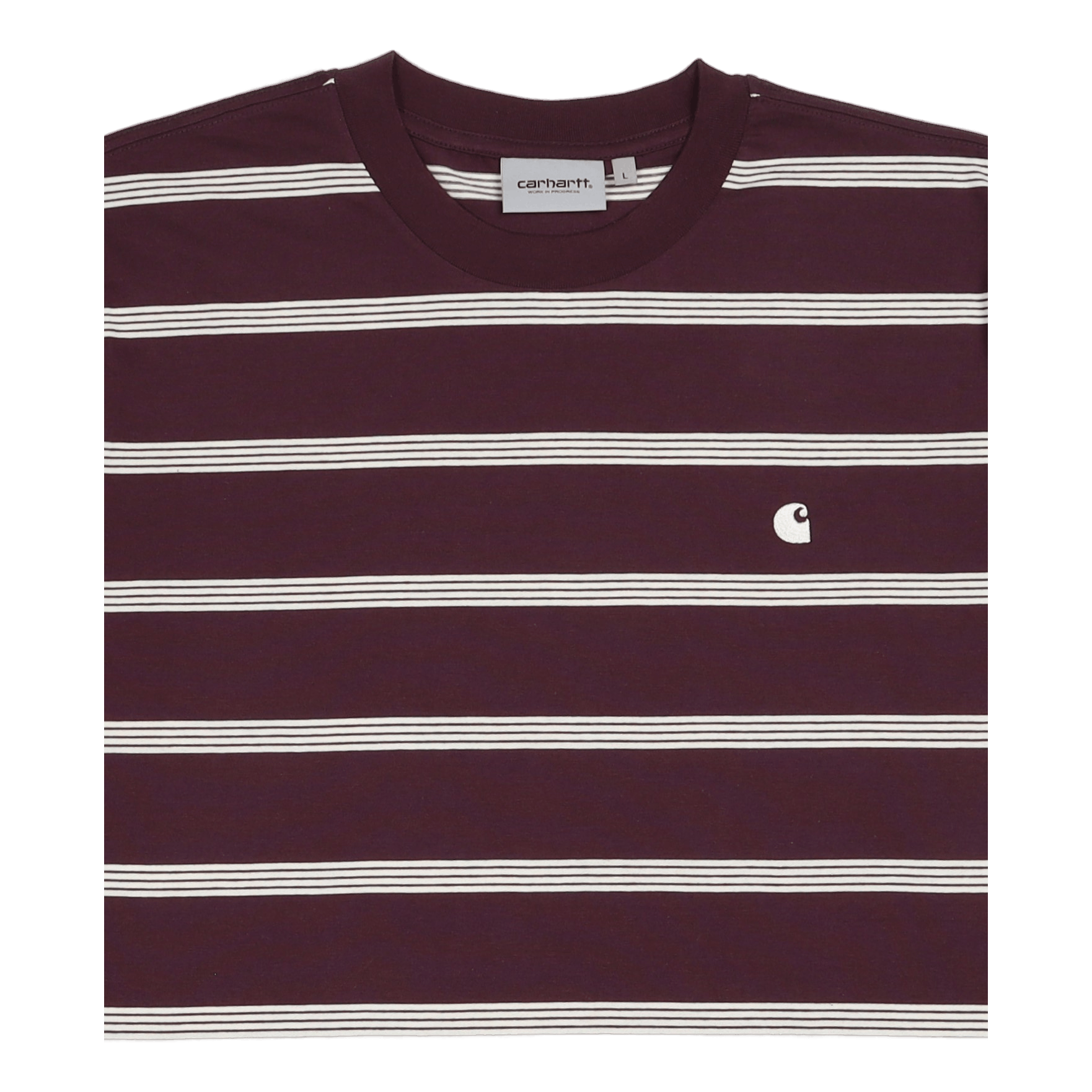 S/s Glover T-shirt Glover Stripe, Dark Plum / Wax