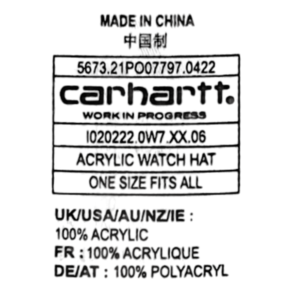 Acrylic Watch Hat Artichoke