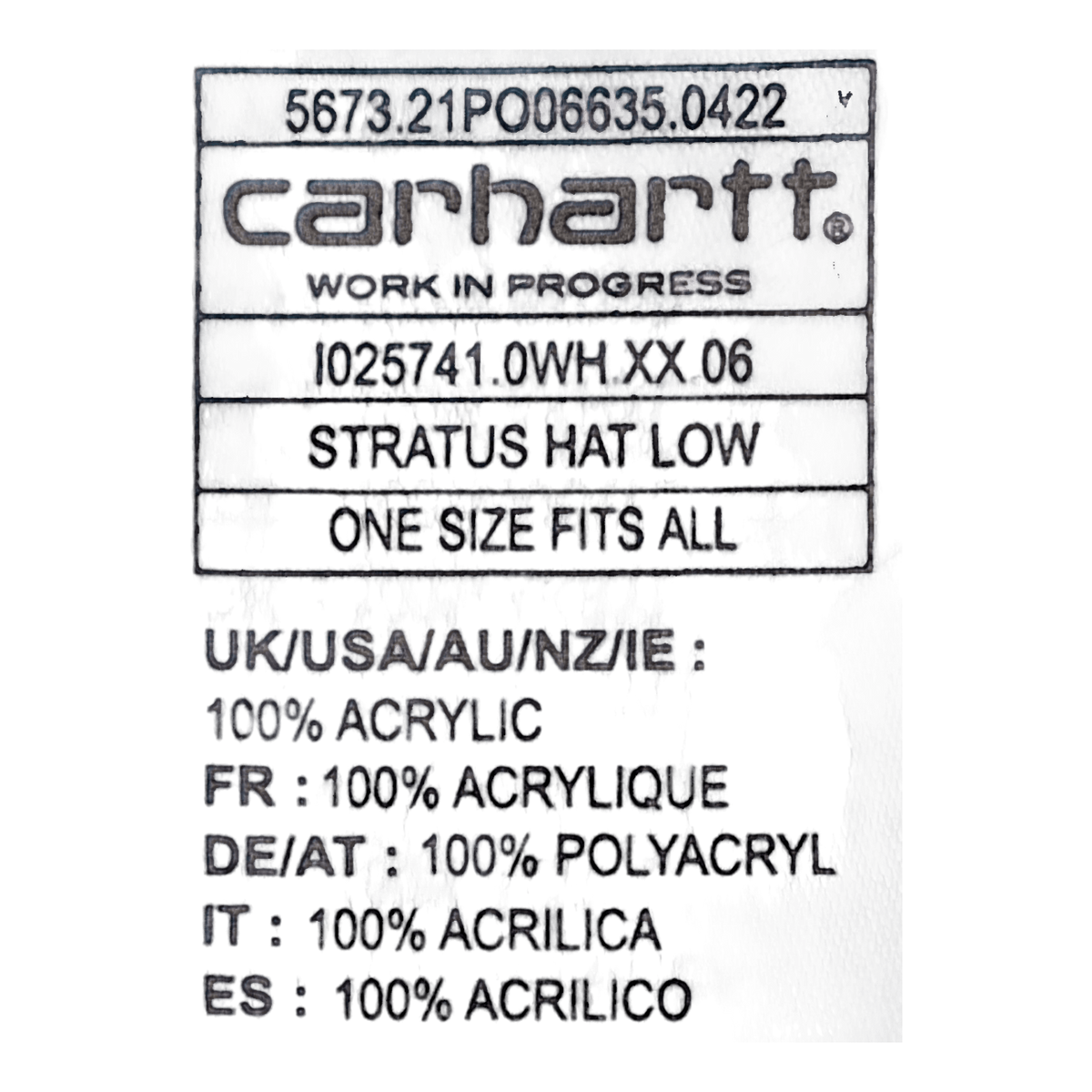 Stratus Hat Low Boxwood