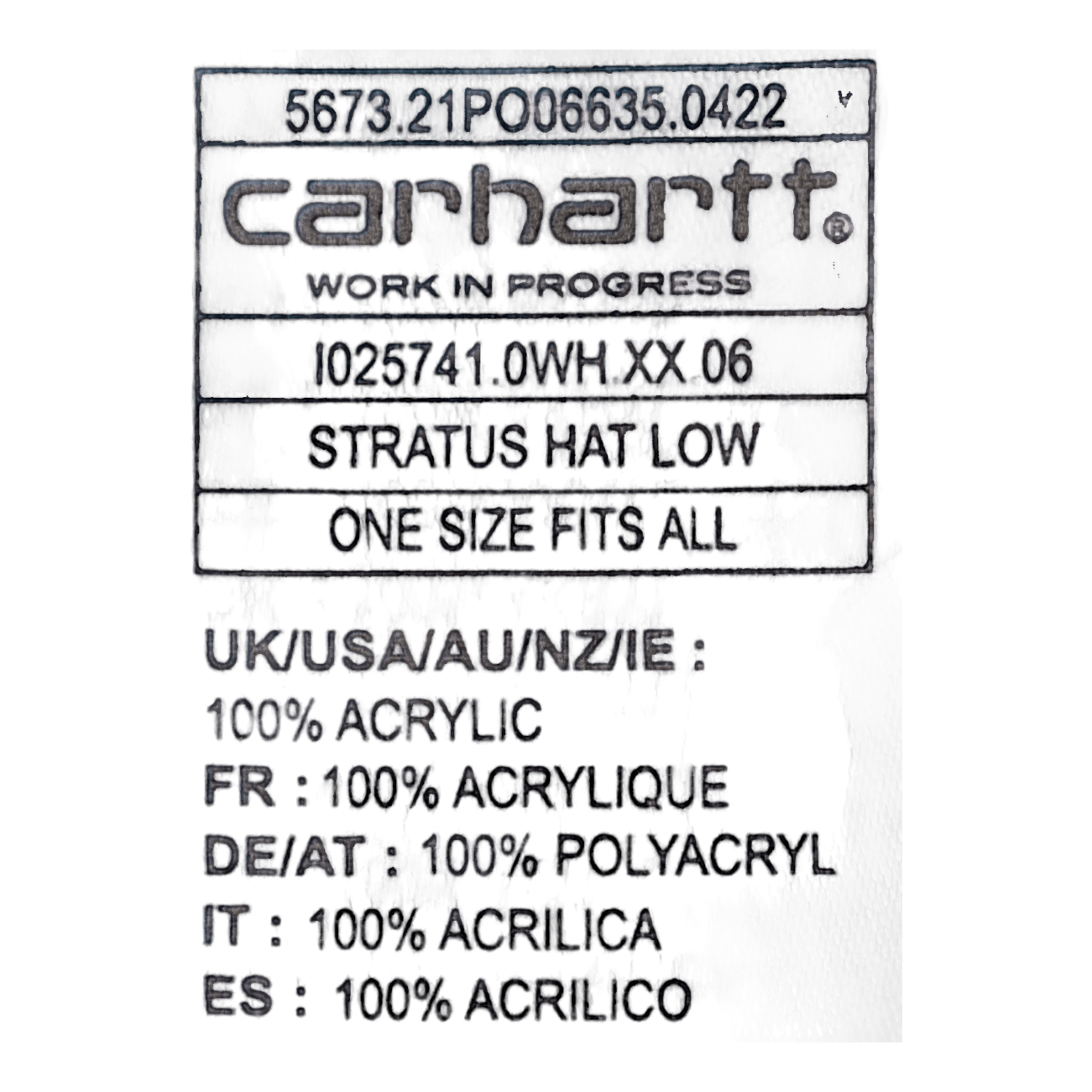 Stratus Hat Low Boxwood