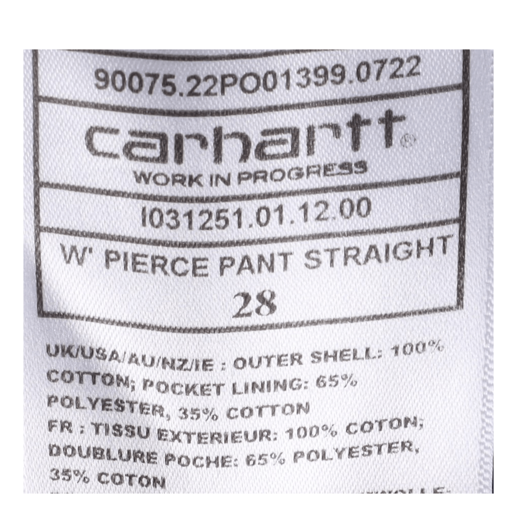 W' Pierce Pant Straight Blue