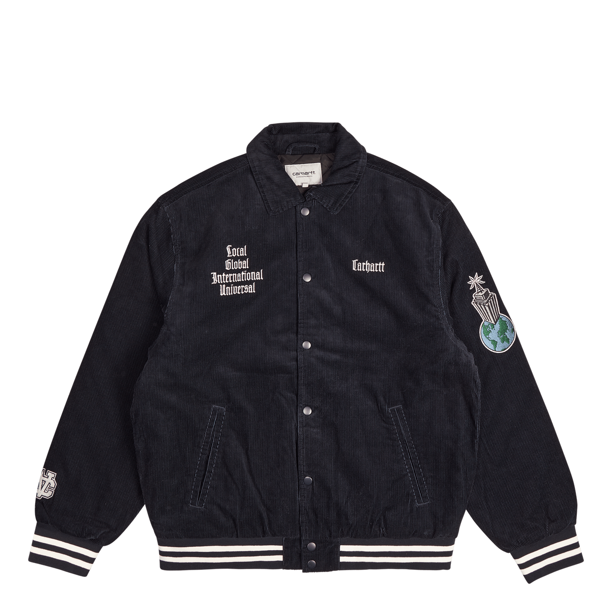 Letterman Jacket Dark Navy / Wax