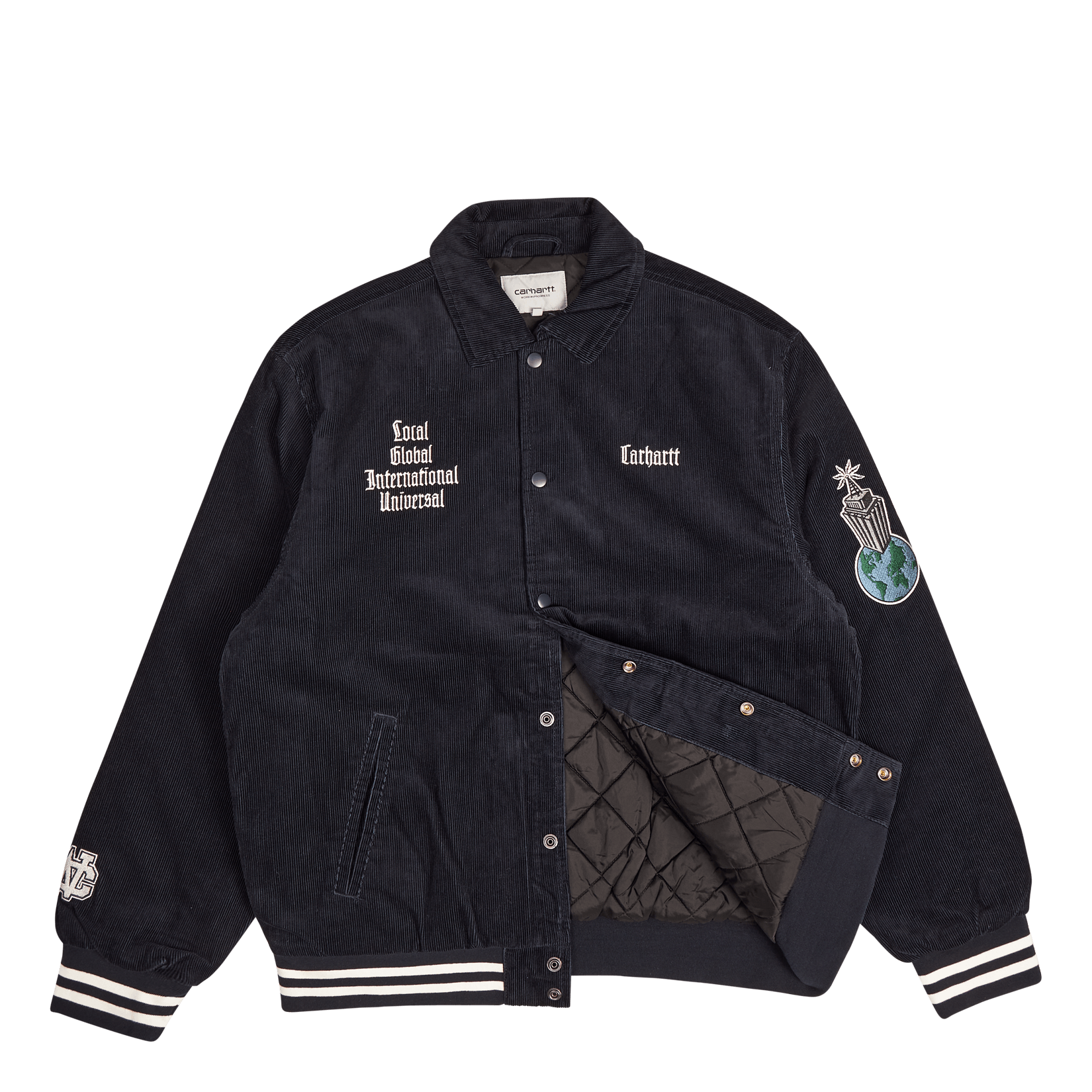 Letterman Jacket Dark Navy / Wax