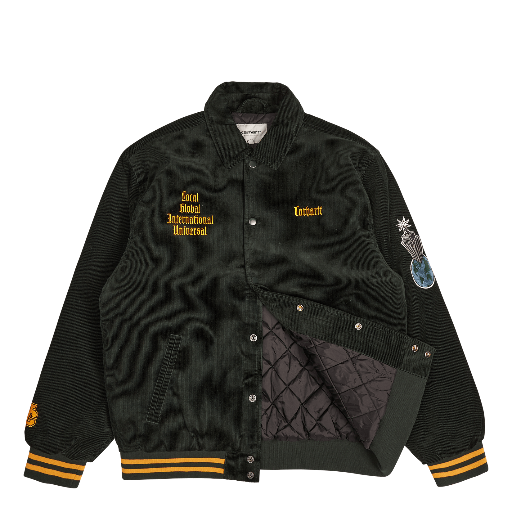 Letterman Jacket Dark Cedar / Ochre