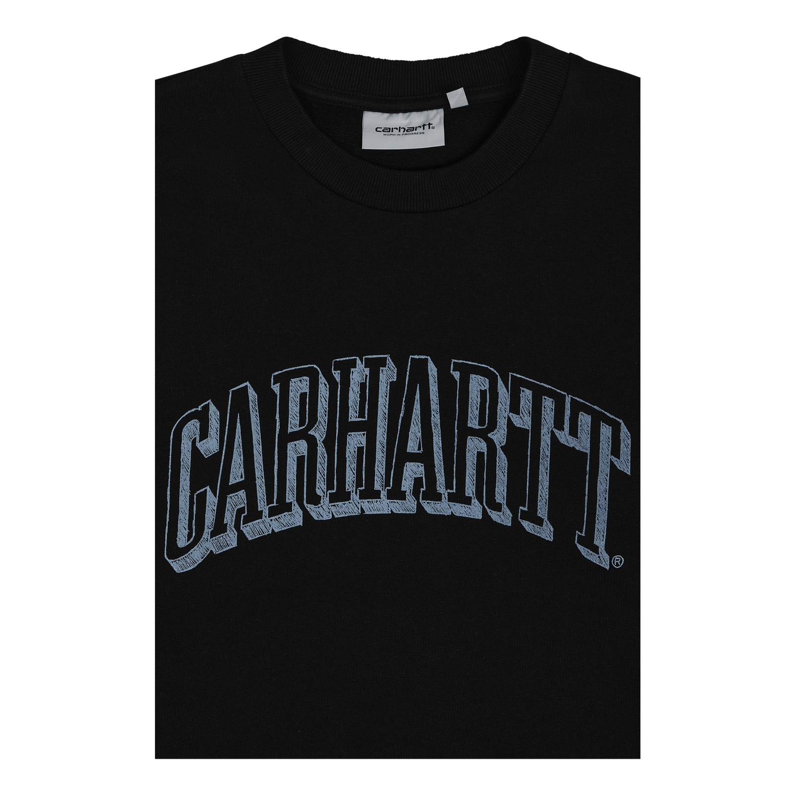 Scrawl Sweat Black / Misty Sky