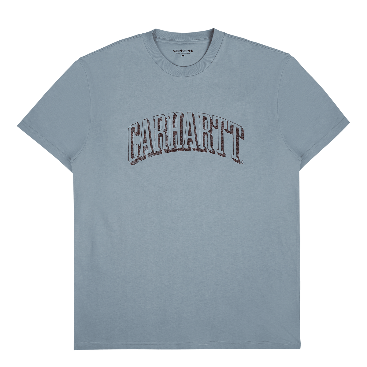 S/s Scrawl Script T-shirt Misty Sky / Corvina