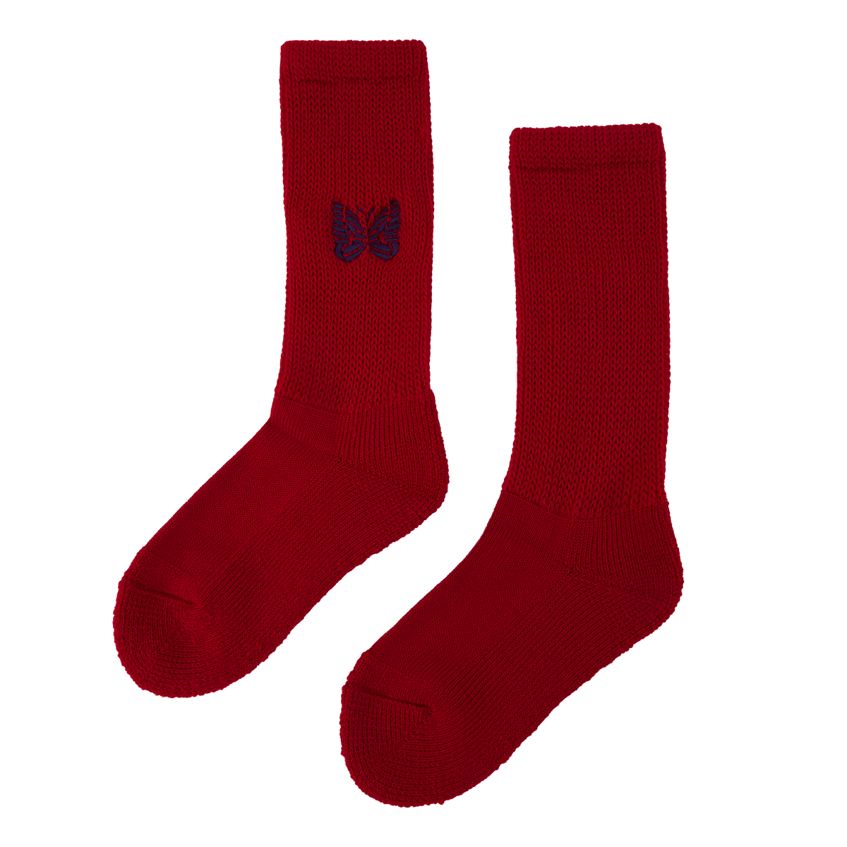 Pile Socks - Merino Wool Red