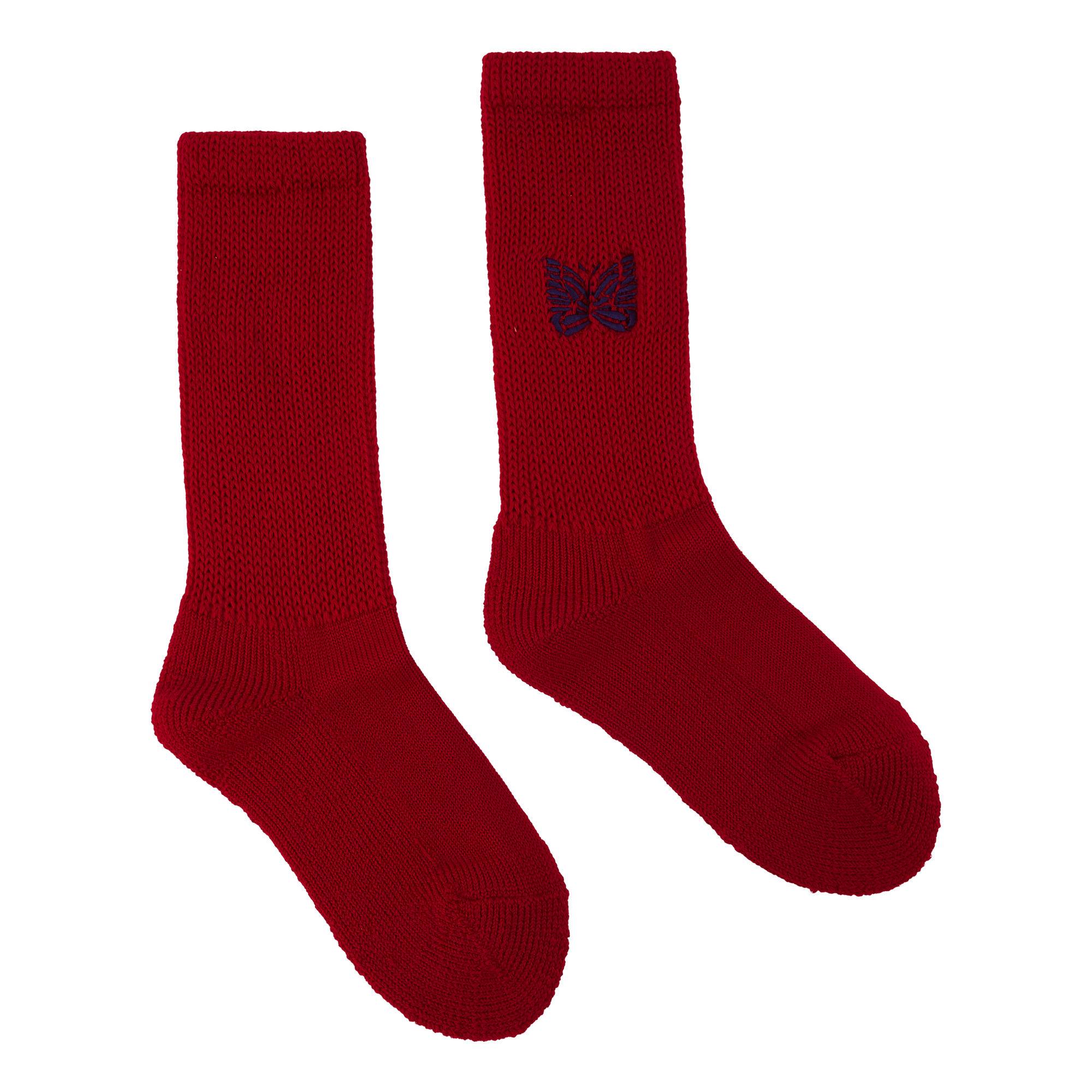 Pile Socks - Merino Wool Red