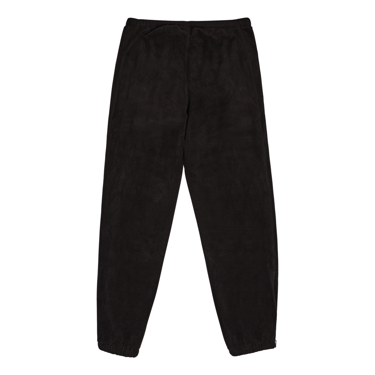 Zipped Sweat Pant - Poly Fleec Black