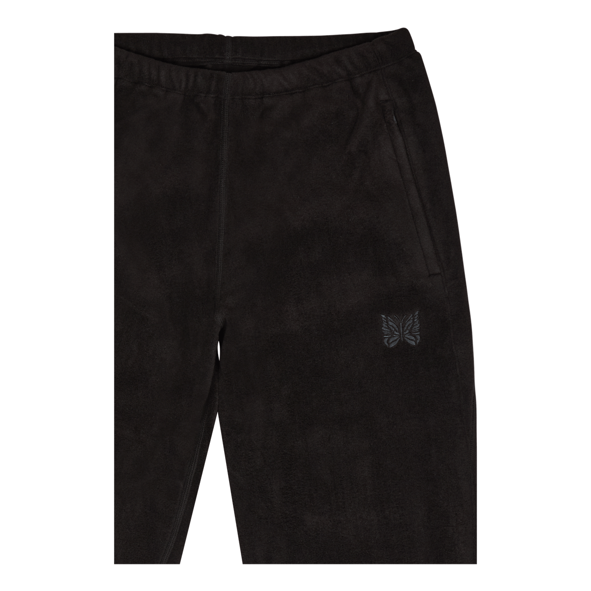 Zipped Sweat Pant - Poly Fleec Black