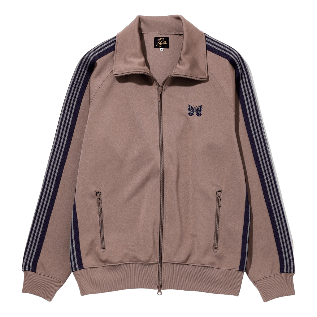 Needles Track Jacket - Poly Smooth Taupe | Caliroots.Com