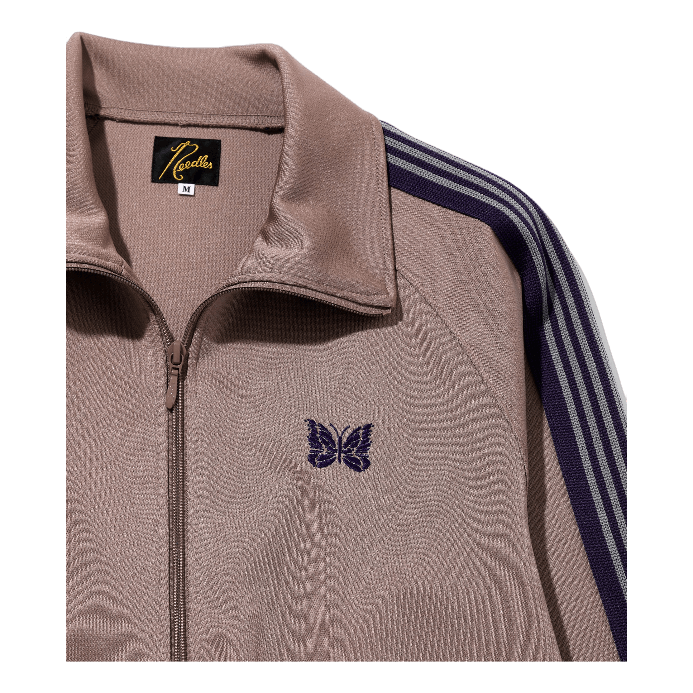 Needles Track Jacket Poly Smooth M Taupe | angeloawards.com