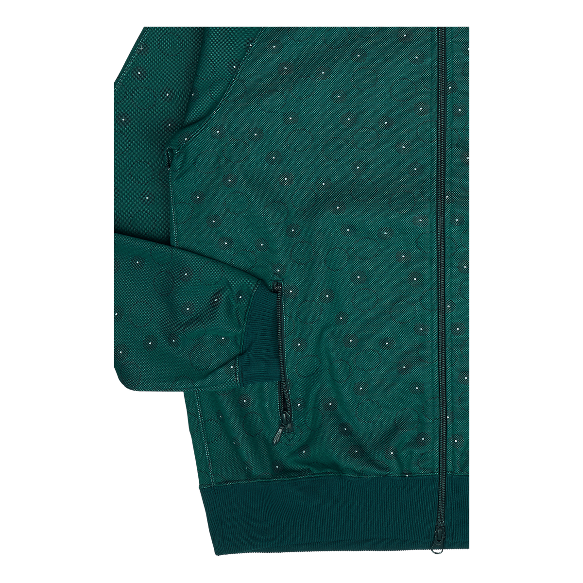 Track Jacket - Poly Jq. Green