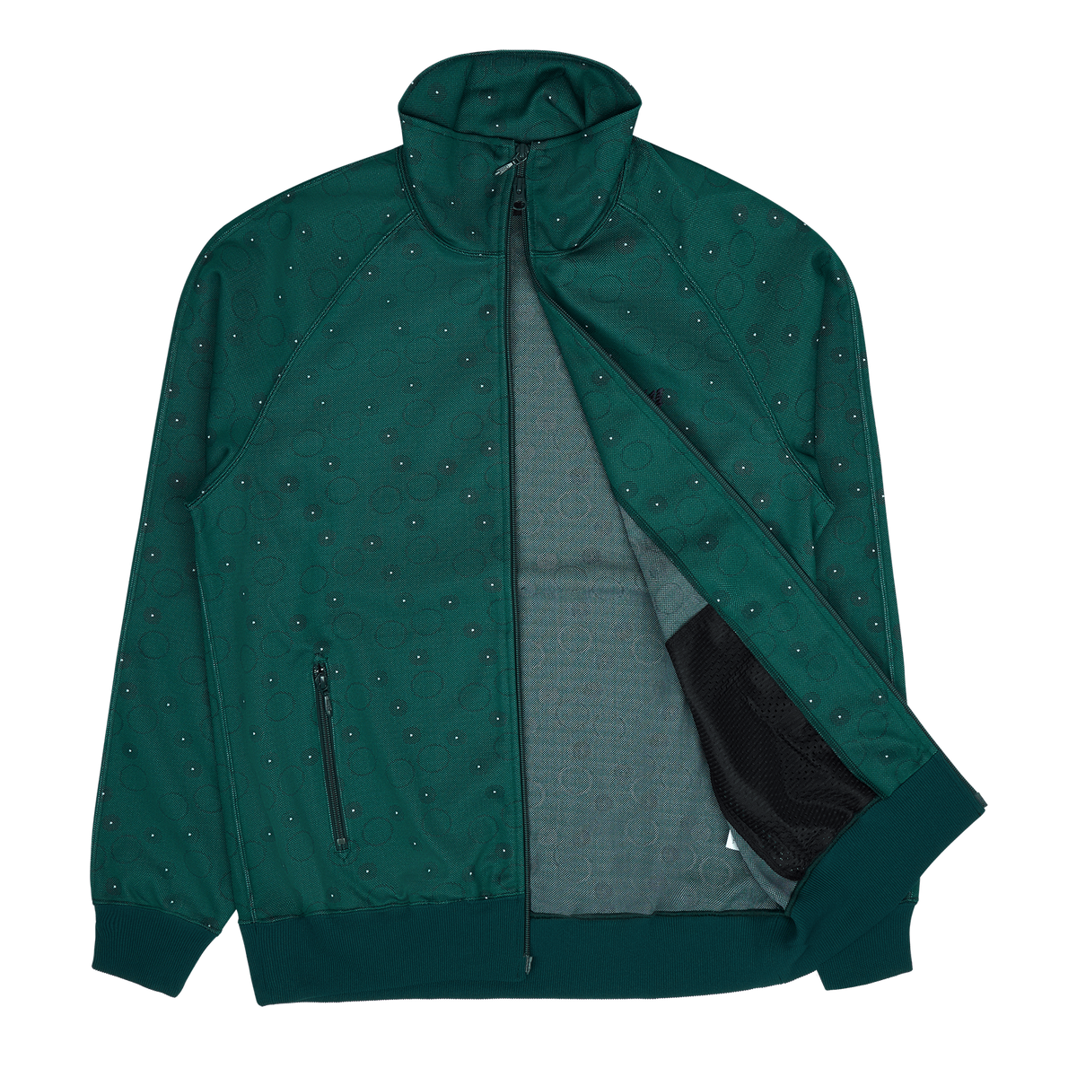 Track Jacket - Poly Jq. Green