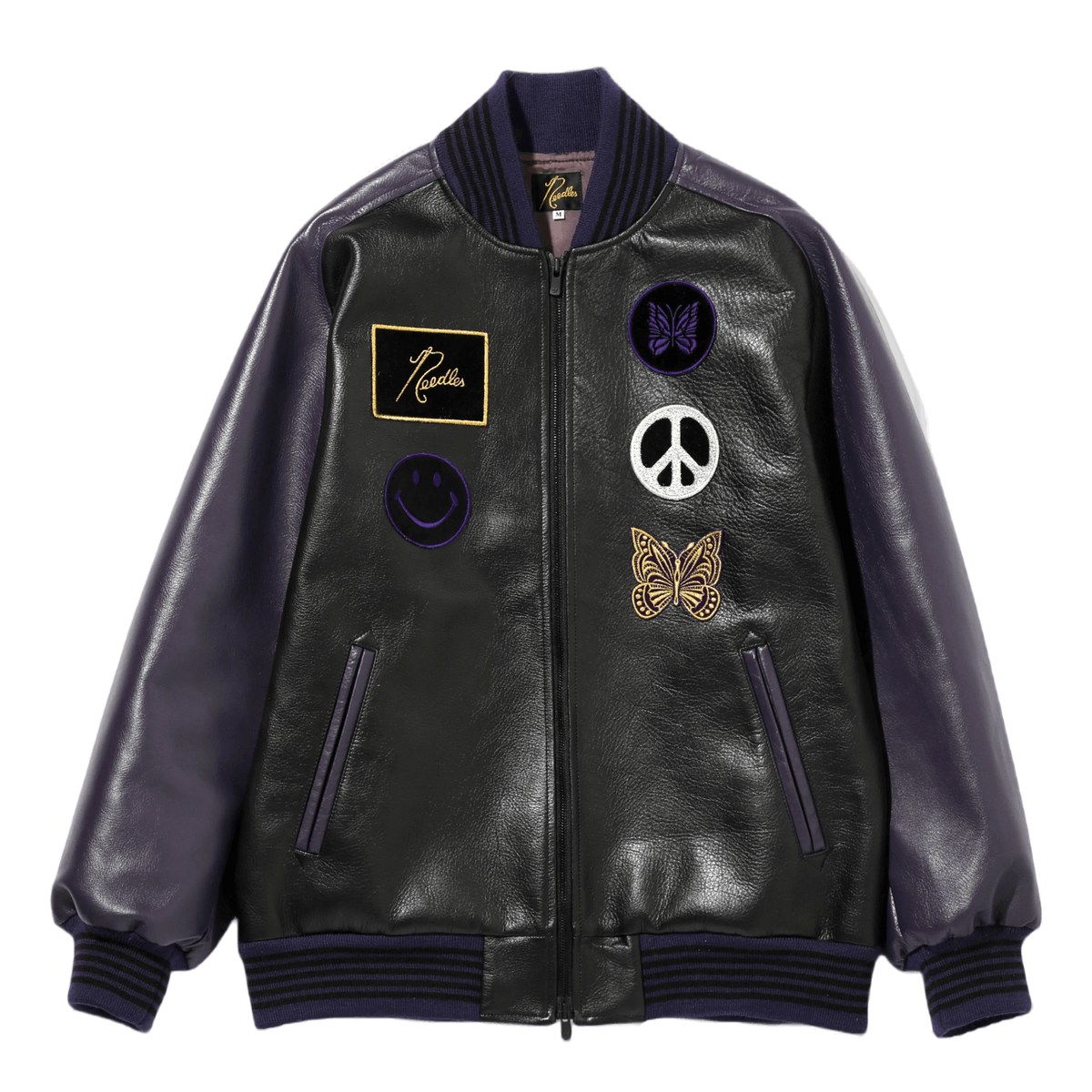 Award Jacket - Cowhide Lthr. Purple