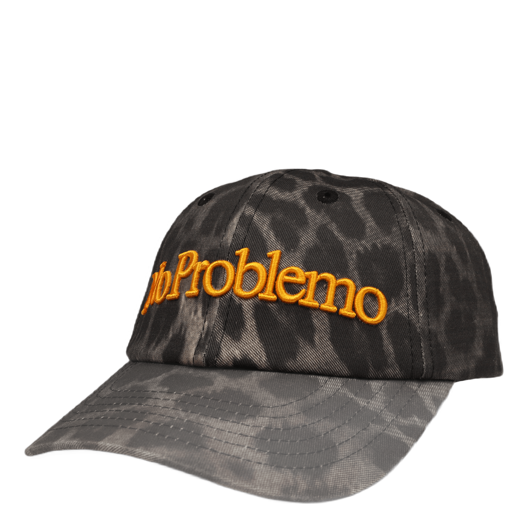 Leopard Print No Problemo Cap Khaki